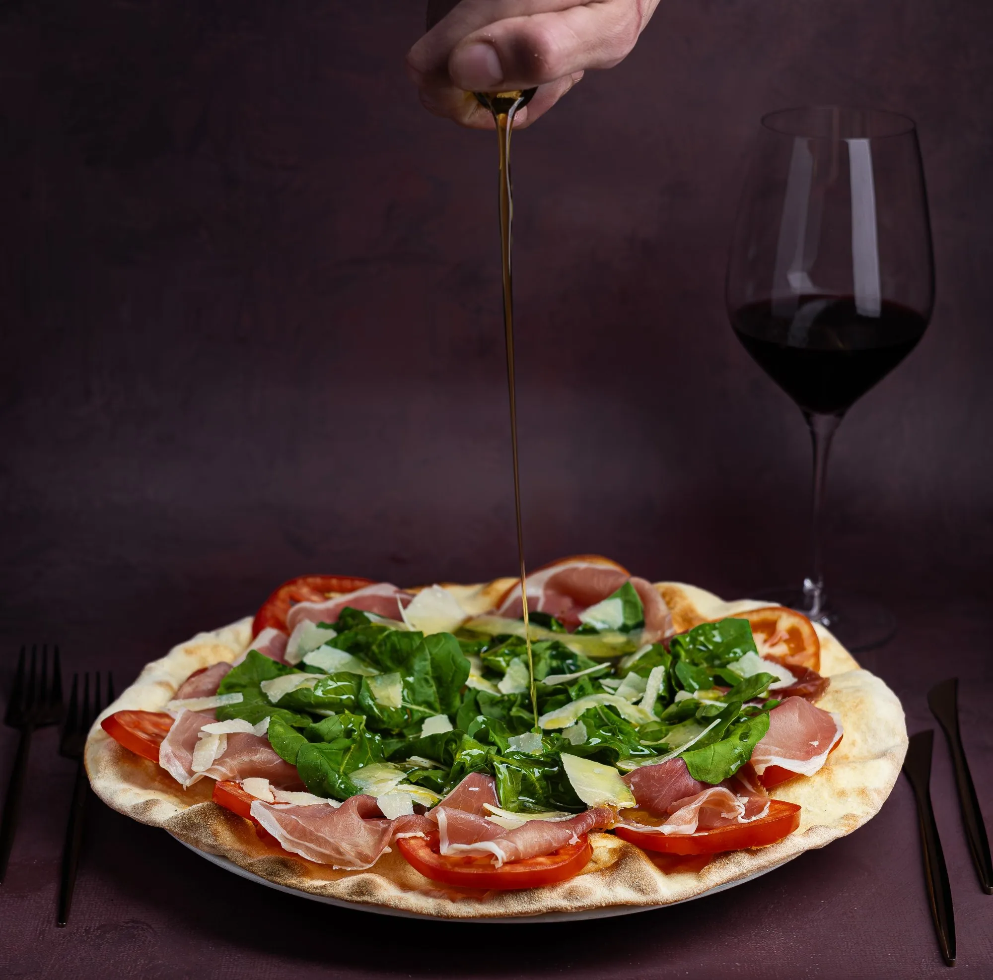 Food photography for a restaurant menu